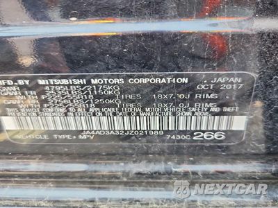 Zdjęcie 13 z 13 samochodu: 2018 MITSUBISHI OUTLANDER SE VIN:JA4AD3A32JZ021989 - miniatura