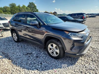 Czwarte zdjęcie samochodu z boku: 2020 TOYOTA RAV4 HYBRID XLE VIN:4T3RWRFV9LU001404 - miniatura