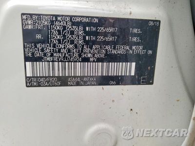 Zdjęcie 13 z 13 samochodu: 2018 TOYOTA RAV4 LE VIN:JTMBFREV9JJ745924 - miniatura