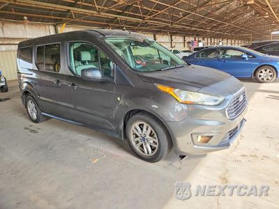 Czwarte zdjęcie samochodu z boku: 2019 FORD TRANSIT CONNECT XLT VIN:NM0GE9F20K1407372 - miniatura
