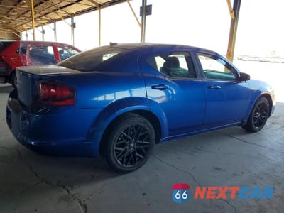 Trzecie zdjęcie samochodu z tyłu: 2013 DODGE AVENGER SE VIN:1C3CDZAB9DN543821 - miniatura