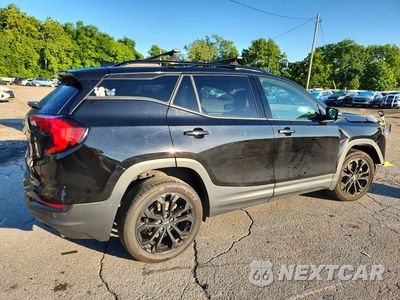 Trzecie zdjęcie samochodu z tyłu: 2019 GMC TERRAIN SLT VIN:3GKALVEX9KL393649 - miniatura
