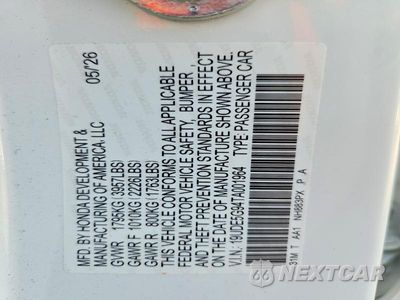 Zdjęcie 13 z 13 samochodu: 2026 ACURA INTEGRA TYPE S VIN:19UDE5G94TA001964 - miniatura