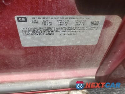 Zdjęcie 12 z 12 samochodu: 2017 BUICK REGAL PREMIUM VIN:2G4GR5GX2H9148085 - miniatura