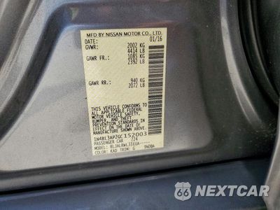 Zdjęcie 12 z 12 samochodu: 2016 NISSAN ALTIMA 3.5 SL VIN:1N4BL3AP2GC152003 - miniatura