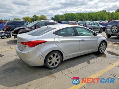 Trzecie zdjęcie samochodu z tyłu: 2012 HYUNDAI ELANTRA LIMITED VIN:KMHDH4AE2CU352355 - miniatura