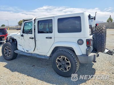 Drugie zdjęcie samochodu z przodu: 2014 JEEP WRANGLER UNLIMITED SAHARA VIN:1C4BJWEG4EL275939 - miniatura