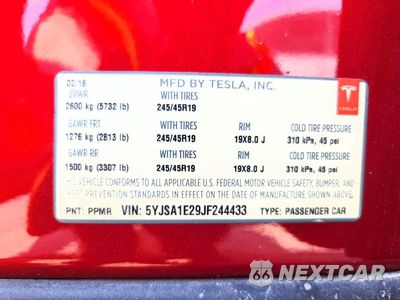 Zdjęcie 13 z 13 samochodu: 2018 TESLA MODEL S VIN:5YJSA1E29JF244433 - miniatura