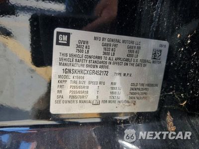 Zdjęcie 13 z 13 samochodu: 2016 CHEVROLET SUBURBAN K1500 LT VIN:1GNSKHKCXGR452172 - miniatura