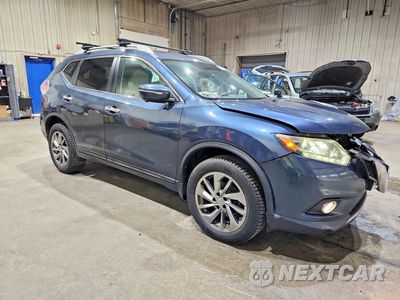 Czwarte zdjęcie samochodu z boku: 2014 NISSAN ROGUE SL VIN:5N1AT2MV5EC864895 - miniatura