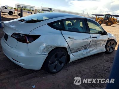 Trzecie zdjęcie samochodu z tyłu: 2021 TESLA MODEL 3 VIN:5YJ3E1EA9MF973214 - miniatura