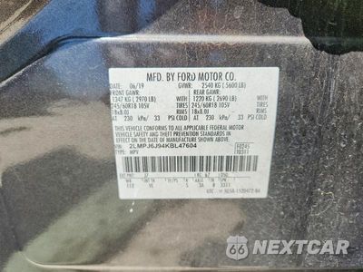 Zdjęcie 12 z 12 samochodu: 2019 LINCOLN NAUTILUS VIN:2LMPJ6J94KBL47604 - miniatura