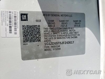 Zdjęcie 12 z 12 samochodu: 2018 CHEVROLET MALIBU LT VIN:1G1ZD5ST5JF243617 - miniatura