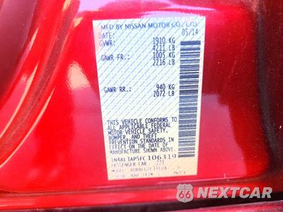 Zdjęcie 12 z 12 samochodu: 2015 NISSAN ALTIMA 2.5 S VIN:1N4AL3AP5FC106319 - miniatura