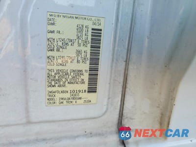 Zdjęcie 13 z 13 samochodu: 2014 NISSAN NV 2500 HD S VIN:1N6AF0LX6EN101918 - miniatura