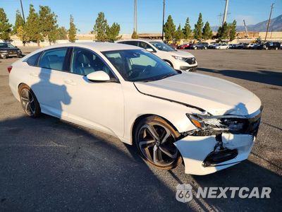 Czwarte zdjęcie samochodu z boku: 2020 HONDA ACCORD SPORT VIN:1HGCV1F33LA126214 - miniatura