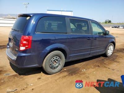 Trzecie zdjęcie samochodu z tyłu: 2014 DODGE GRAND CARAVAN SE VIN:2C4RDGBG2ER374914 - miniatura