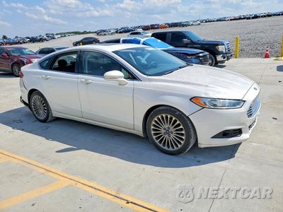 Czwarte zdjęcie samochodu z boku: 2014 FORD FUSION TITANIUM VIN:3FA6P0K97ER168832 - miniatura