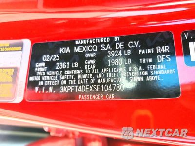 Zdjęcie 23 z 24 samochodu: 2025 KIA K4 LXS VIN:3KPFT4DEXSE104780 - miniatura