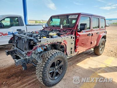 2022 JEEP WRANGLER UNLIMITED SAHARA 1C4HJXEG3NW105943 - główne zdjęcie licytacji z USA - miniatura