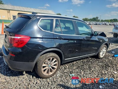 Trzecie zdjęcie samochodu z tyłu: 2014 BMW X3 XDRIVE28I VIN:5UXWX9C52E0D29700 - miniatura
