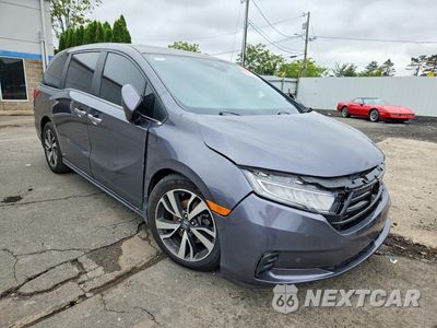 Czwarte zdjęcie samochodu z boku: 2024 HONDA ODYSSEY TOURING VIN:5FNRL6H84RB028037 - miniatura