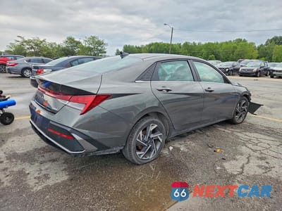 Trzecie zdjęcie samochodu z tyłu: 2024 HYUNDAI ELANTRA LIMITED VIN:KMHLP4DG7RU678107 - miniatura