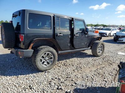 Trzecie zdjęcie samochodu z tyłu: 2014 JEEP WRANGLER UNLIMITED RUBICON VIN:1C4BJWFG8EL322288 - miniatura