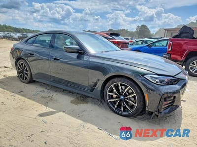 Czwarte zdjęcie samochodu z boku: 2023 BMW I4 EDRIVE 40 VIN:WBY73AW09PFN73049 - miniatura