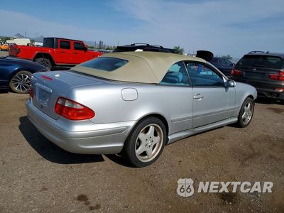 Trzecie zdjęcie samochodu z tyłu: 2001 MERCEDES-BENZ CLK 430 VIN:WDBLK70GX1T056443 - miniatura