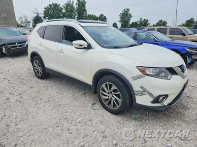 Czwarte zdjęcie samochodu z boku: 2014 NISSAN ROGUE S VIN:5N1AT2MVXEC801615 - miniatura