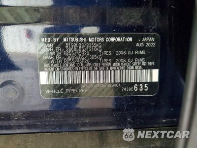 Zdjęcie 13 z 13 samochodu: 2022 MITSUBISHI OUTLANDER SE VIN:JA4J3UA8XNZ089404 - miniatura