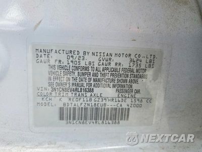 Zdjęcie 12 z 12 samochodu: 2024 NISSAN VERSA SV VIN:3N1CN8EV4RL816388 - miniatura