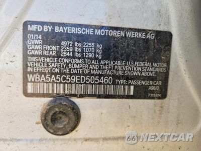 Zdjęcie 12 z 12 samochodu: 2014 BMW 528 I VIN:WBA5A5C59ED505460 - miniatura