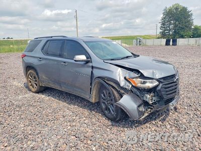 Czwarte zdjęcie samochodu z boku: 2021 CHEVROLET TRAVERSE RS VIN:1GNEVJKW6MJ152032 - miniatura