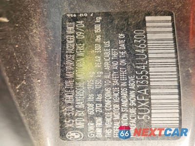 Zdjęcie 13 z 13 samochodu: 2004 BMW X5 3.0I VIN:5UXFA13554LU46300 - miniatura