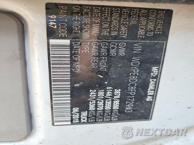 Zdjęcie 13 z 13 samochodu: 2015 FREIGHTLINER SPRINTER 2500 DELIVERY VAN VIN:WDYPE8DC8FP172963 - miniatura