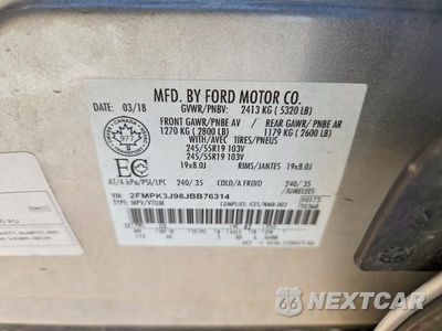 Zdjęcie 14 z 14 samochodu: 2018 FORD EDGE SEL VIN:2FMPK3J98JBB76314 - miniatura