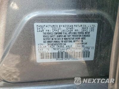 Zdjęcie 12 z 12 samochodu: 2015 NISSAN SENTRA SV VIN:3N1AB7APXFY251144 - miniatura
