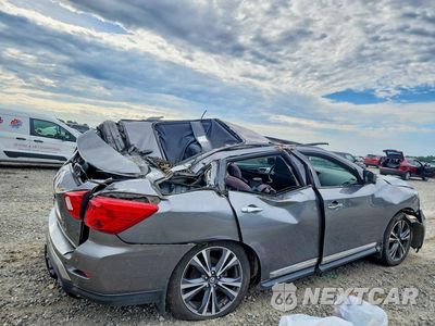 Trzecie zdjęcie samochodu z tyłu: 2017 NISSAN PATHFINDER PLATINUM VIN:5N1DR2MM5HC906943 - miniatura