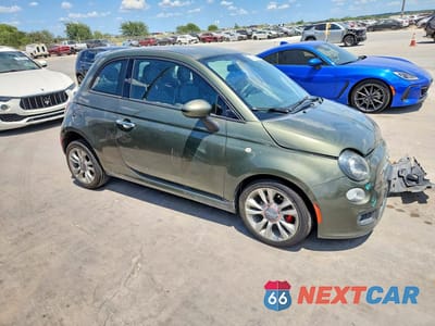 Czwarte zdjęcie samochodu z boku: 2015 FIAT 500 SPORT VIN:3C3CFFBR6FT648212 - miniatura