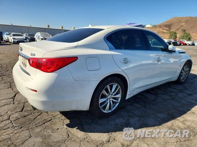 Trzecie zdjęcie samochodu z tyłu: 2017 INFINITI Q50 2.0T VIN:JN1CV7AP0HM642163 - miniatura