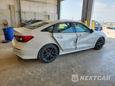 Trzecie zdjęcie samochodu z tyłu: 2022 HONDA CIVIC SPORT VIN:2HGFE2F54NH547352 - miniatura