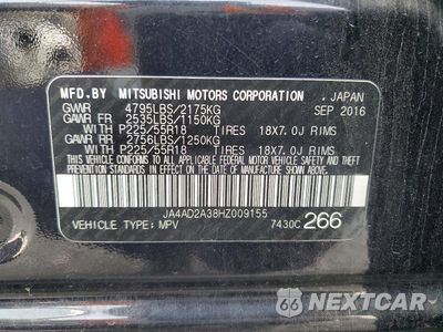 Zdjęcie 13 z 13 samochodu: 2017 MITSUBISHI OUTLANDER ES VIN:JA4AD2A38HZ009155 - miniatura