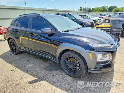 Czwarte zdjęcie samochodu z boku: 2021 HYUNDAI KONA NIGHT VIN:KM8K6CA58MU712804 - miniatura