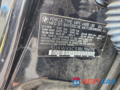 Zdjęcie 13 z 13 samochodu: 2011 BMW X3 XDRIVE28I VIN:5UXWX5C51BL706114 - miniatura
