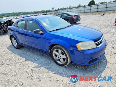 Czwarte zdjęcie samochodu z boku: 2013 DODGE AVENGER SE VIN:1C3CDZAB2DN688389 - miniatura