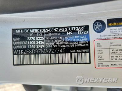 Zdjęcie 13 z 13 samochodu: 2021 MERCEDES-BENZ E 350 VIN:W1KZF8DB7MA927745 - miniatura