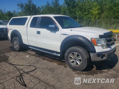 Czwarte zdjęcie samochodu z boku: 2014 FORD F150 SUPER CAB VIN:1FTEX1EM2EFC11059 - miniatura