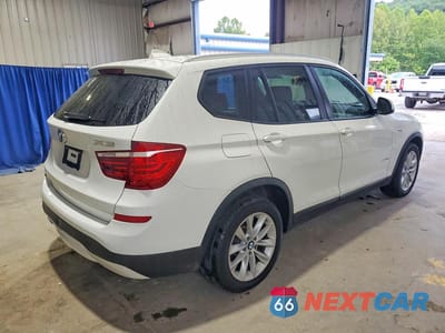 Trzecie zdjęcie samochodu z tyłu: 2015 BMW X3 XDRIVE28I VIN:5UXWX9C5XF0D59108 - miniatura